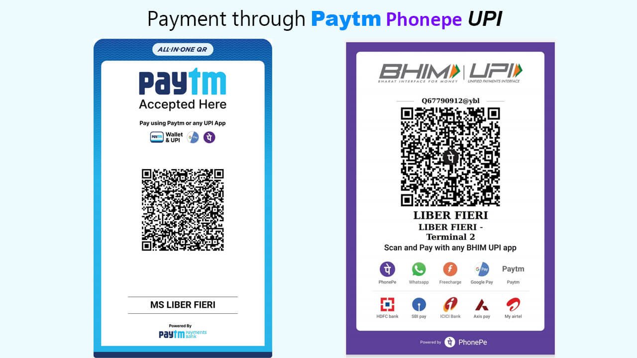 UPI payment in LF Books
